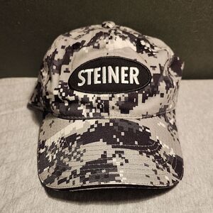 Steiner Tractor Parts Digital Camo Velcroback Hat- NWOT